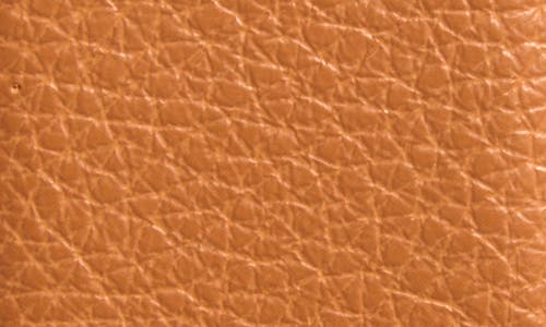 Vince Camuto Pebbled Faux Leather Belt In Cognac
