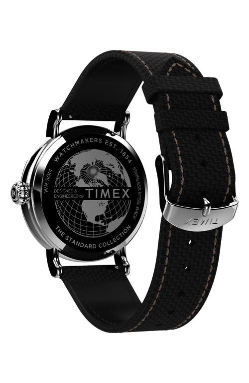 TIMEX TIMEX® STANDARD LEATHER STRAP WATCH, 40MM 