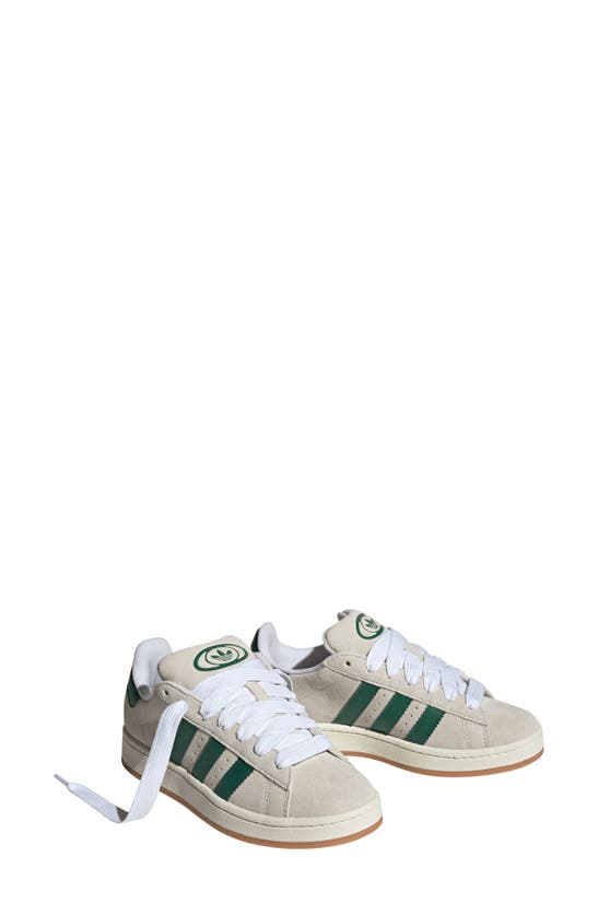 Adidas Originals Campus 00s Sneaker In White/ Green/ Off White