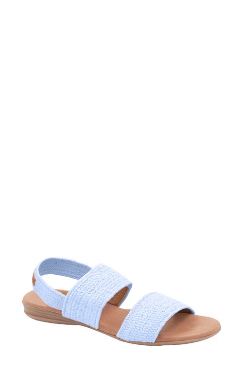 André Assous Nigella Featherweight Woven Slingback Sandal Sky Blue at Nordstrom,