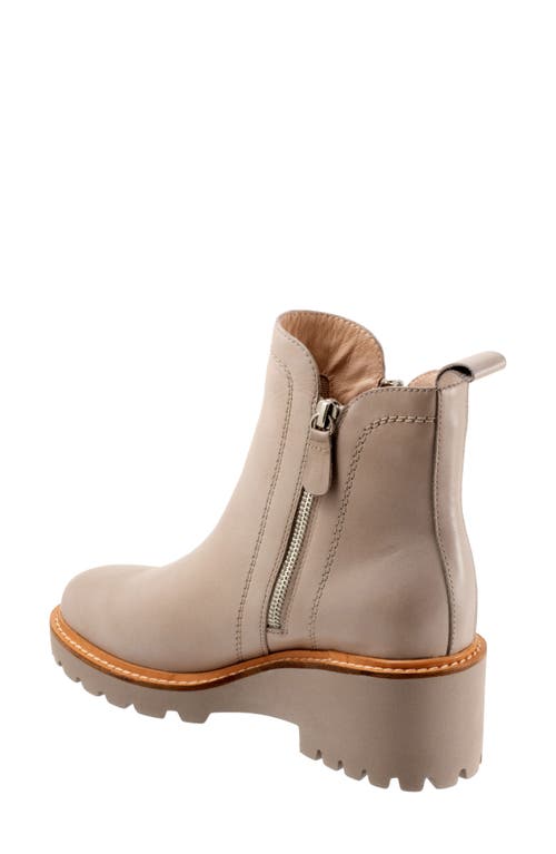 Eos Footwear Parson Lug Sole Bootie In Stone