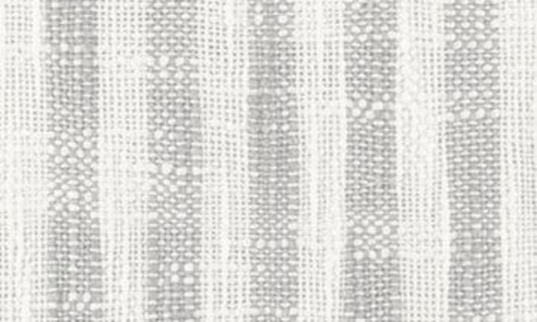 Ienjoy Home Yarn-dyed Stripe Cotton Throw Pillow In Gray