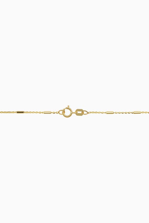 Shop Oradina 14k Yellow Gold Vicenza Rolo Anklet