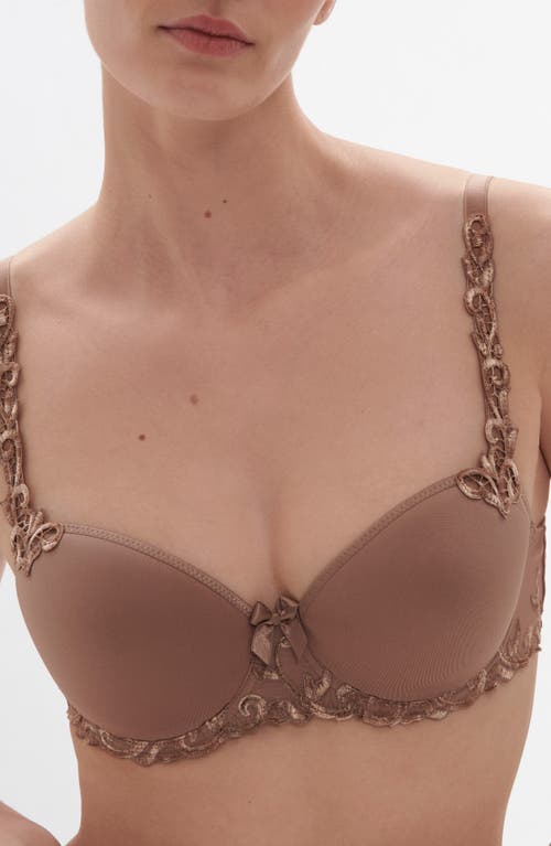 Simone Perele Andora 3d Molded Underwire Bra In Amaretto