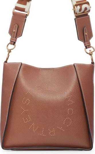 Stella McCartney Brand-embellished Faux-leather Cross-body Bag in