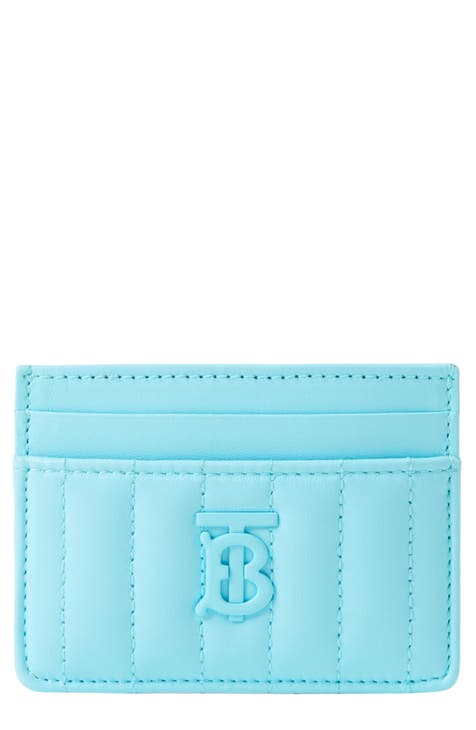 Burberry Lola Quilted Leather Card Case Pink