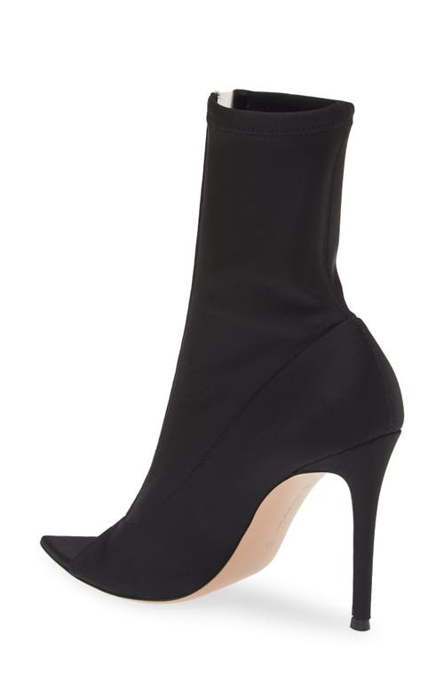 Gianvito Rossi Woman Ankle Boots Black Size 7 Textile Fibers, Plastic In Black/clear