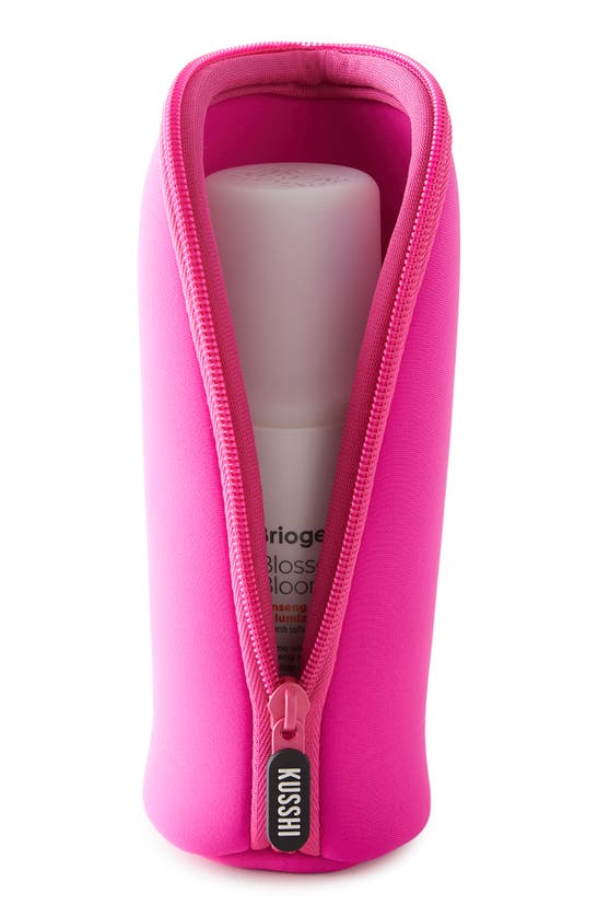 Shop Kusshi Set Of 4 Travel Bottle Protectors In Pink