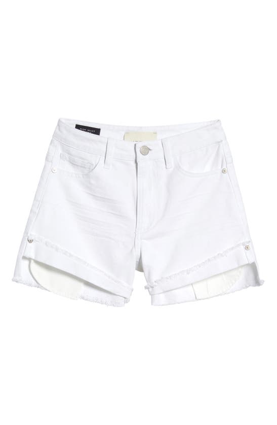 Habitual Kids' Little Girl's & Girl's Cuffed Denim Shorts In White