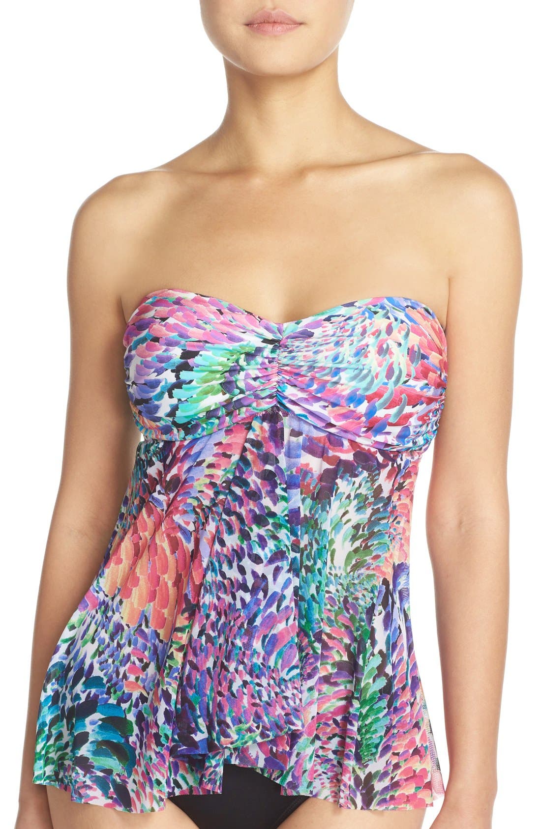 Profile by Gottex Bandeau Flyaway Tankini Top Nordstrom