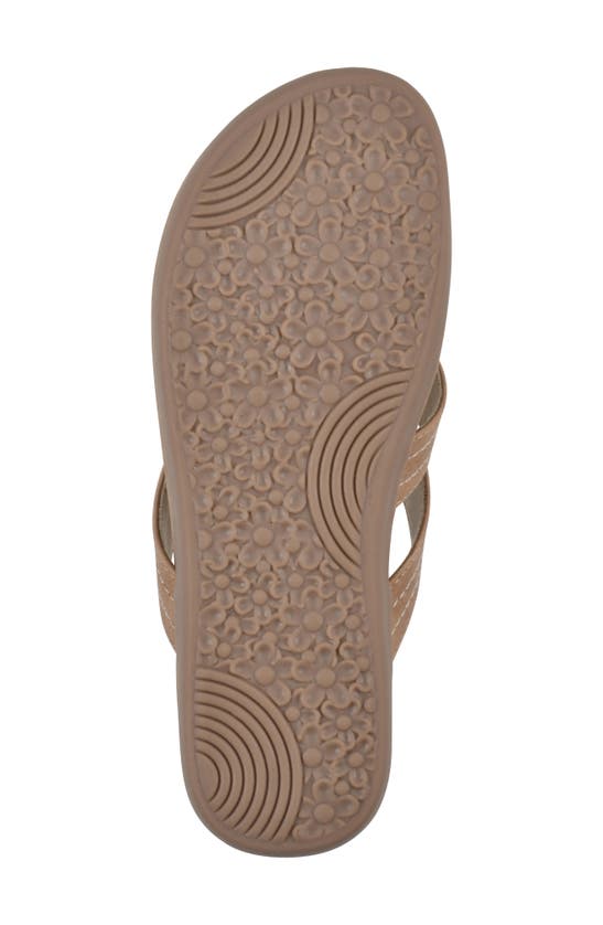 Cliffs By White Mountain Fateful Flip Flop In Natural/ Nubuck