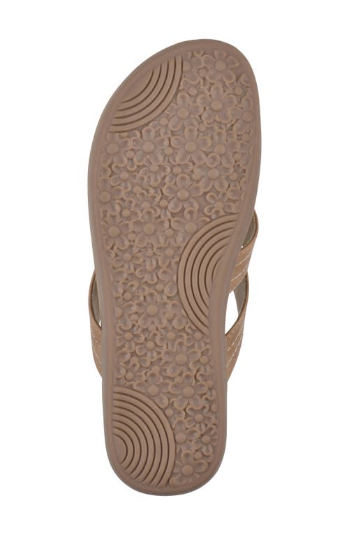 Cliffs By White Mountain Fateful Flip Flop In Natural/nubuck