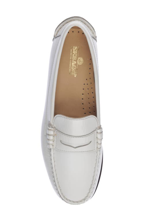 Shop Sebago Danielle Pop Loafer In White