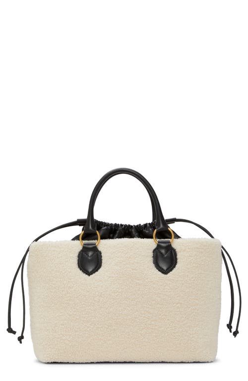 Shop Vince Camuto Liann Tote In Black/ivory