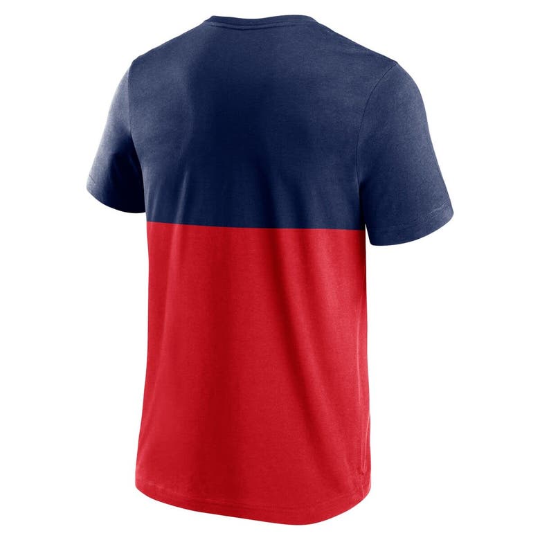 Shop Fanatics Branded Red/navy Team Usa Edge Depth T-shirt