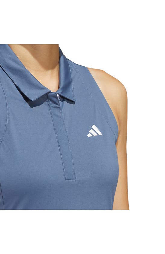 Shop Adidas Golf Ultimate 365 Tour Pleated Sleeveless Golf Dress In Preloved Ink