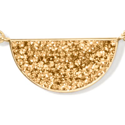 Kate Spade New York Mod Scallop Pave Necklace