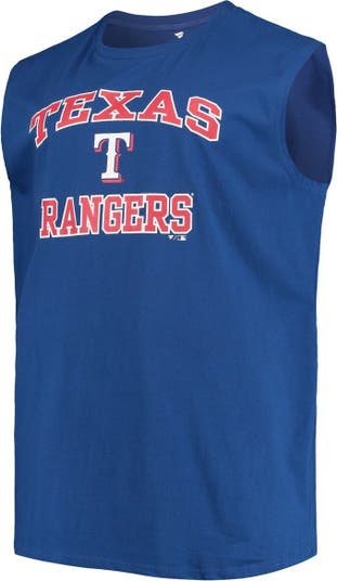 Men's Fanatics Branded Royal Texas Rangers 2023 Postseason Locker Room T- Shirt