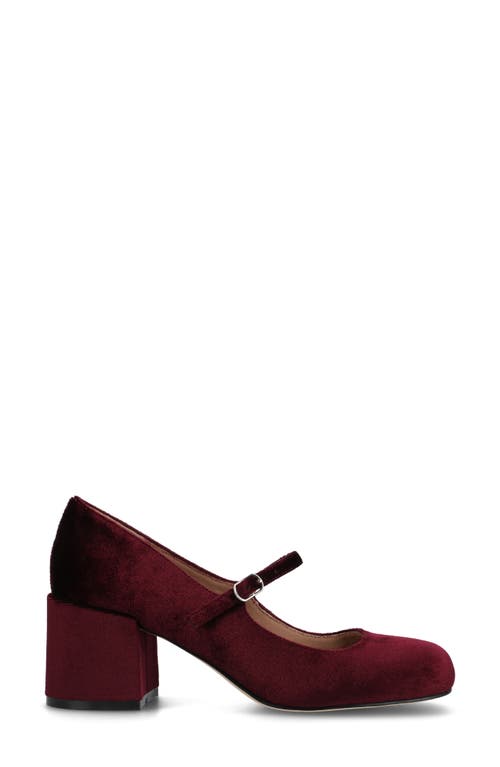 Journee Collection Okenna Mary Jane Pump In Wine