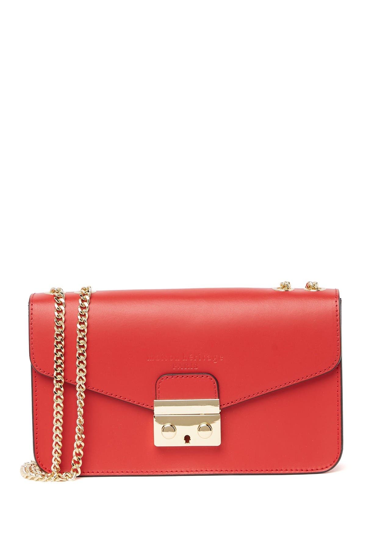 Maison Heritage Sac A Bandouliere Crossbody Bag In Rouge