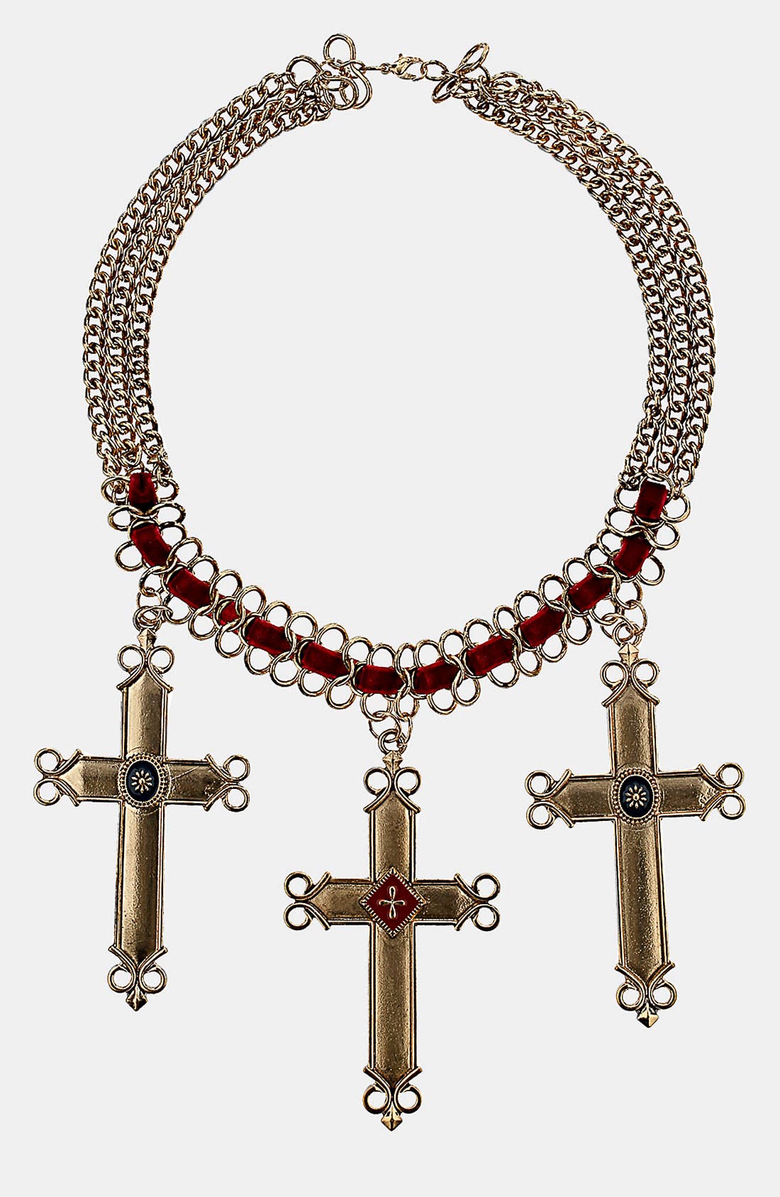 Threaded Cross Necklace Nordstrom