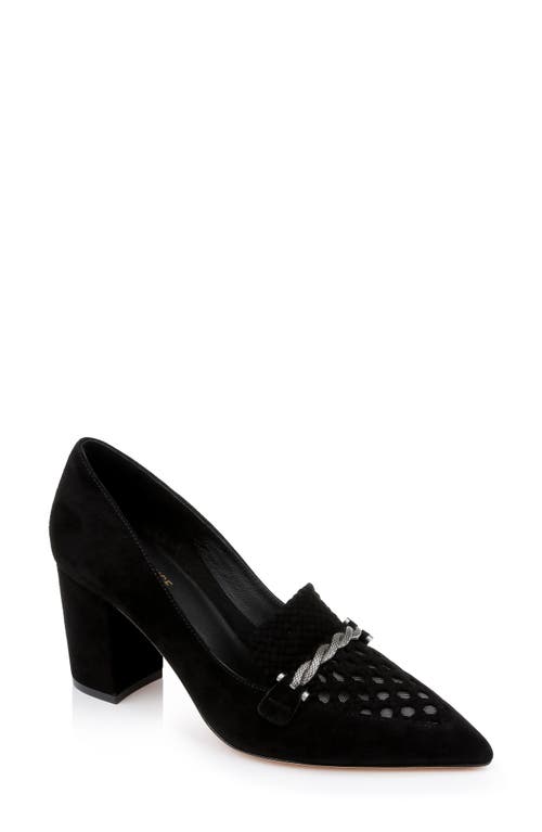 Shop L Agence L'agence Eleonore Pump In Black Suede