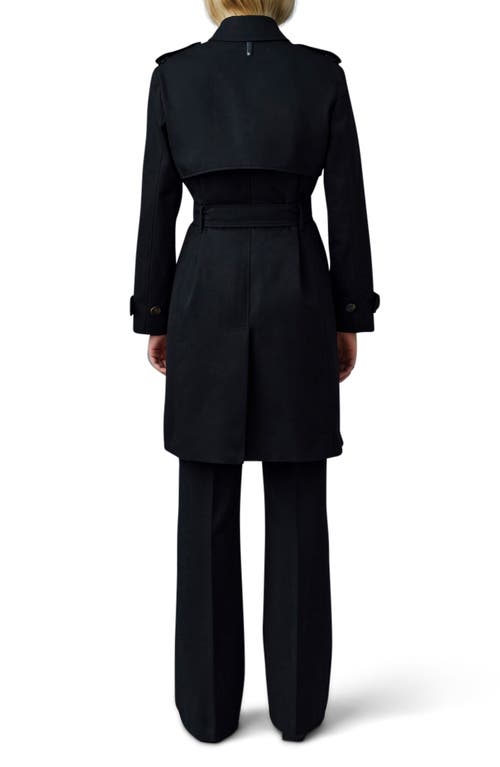 Mackage Winn 2-in-1 Insulated Trench Coat In Black