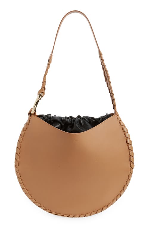 Chloé Large Mate Leather Hobo in Light Tan