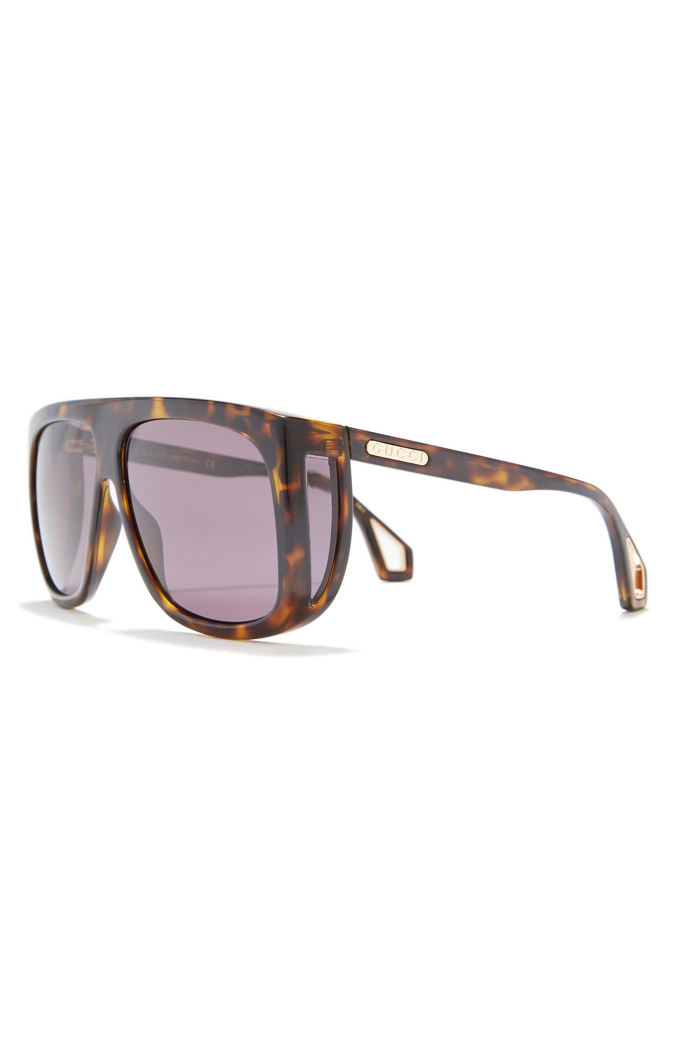 gucci aviator shield sunglasses