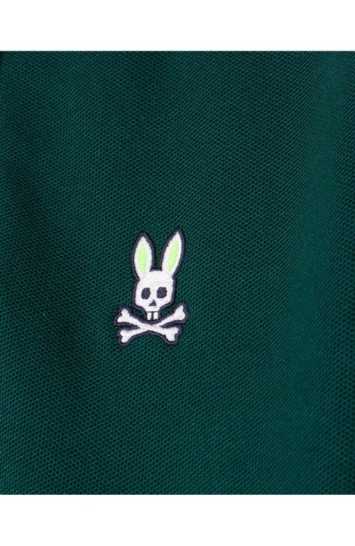 Psycho Bunny Kids' Rockport Pique Polo In Sea Moss