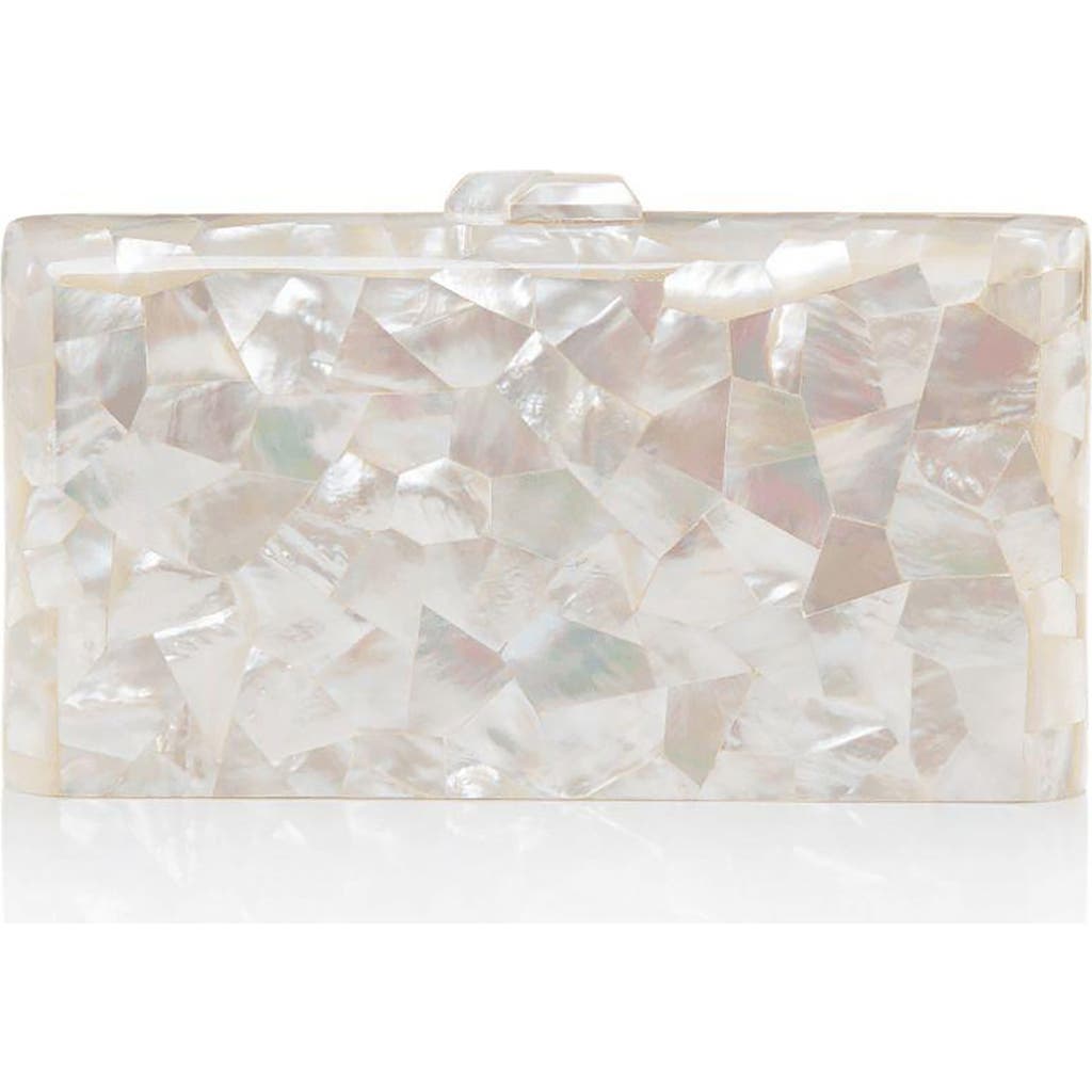 Freya Rose Aphrodite Mother Of Pearl Bag Ivory In Ivory