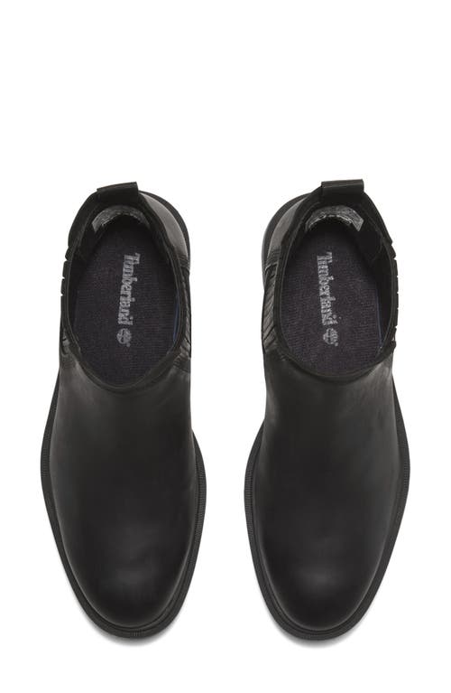 Timberland Brimfield Chelsea Boot In Black Full Grain
