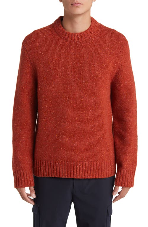 Wax London Wilde Donegal Wool Blend Sweater Rust Red at Nordstrom,