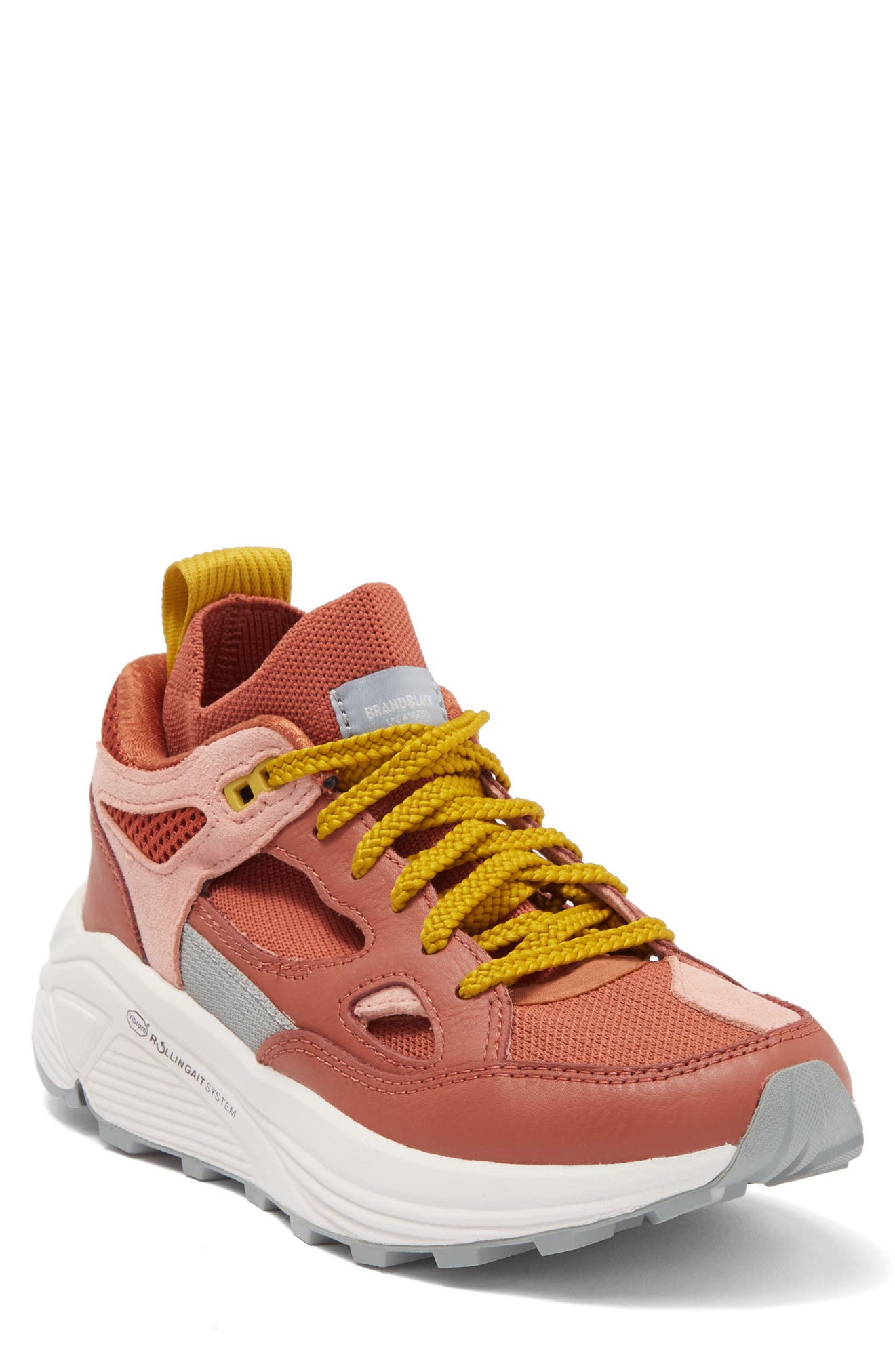 Brandblack Aura Sneaker In Coral Pink