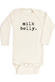 Tenth & Pine Milk Belly Organic Cotton Bodysuit (Baby)