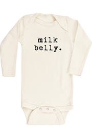 Tenth & Pine Milk Belly Organic Cotton Bodysuit (Baby)