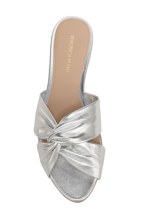 Shop Veronica Beard Seraphina Slide Sandal In Silver