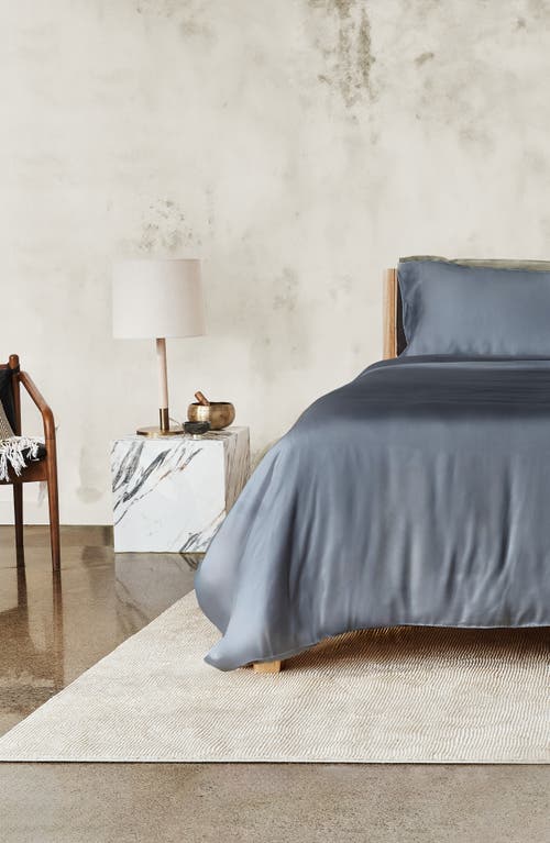 Ettitude Sateen Duvet Cover In Indigo