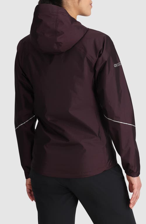 Shop Outdoor Research Helium Rain Ultralight Jacket In Amethyst