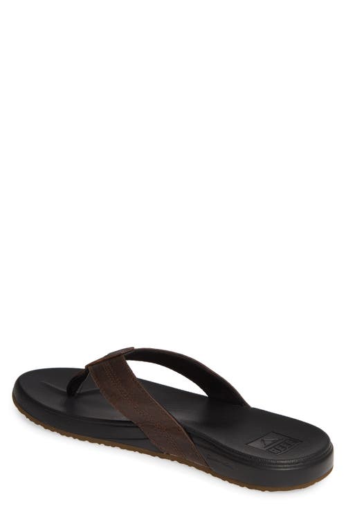 Shop Reef Cushion Bounce Phantom Flip Flop In Black/brown