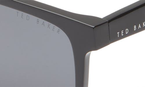 Ted Baker London 54mm Polarized Square Sunglasses In Black