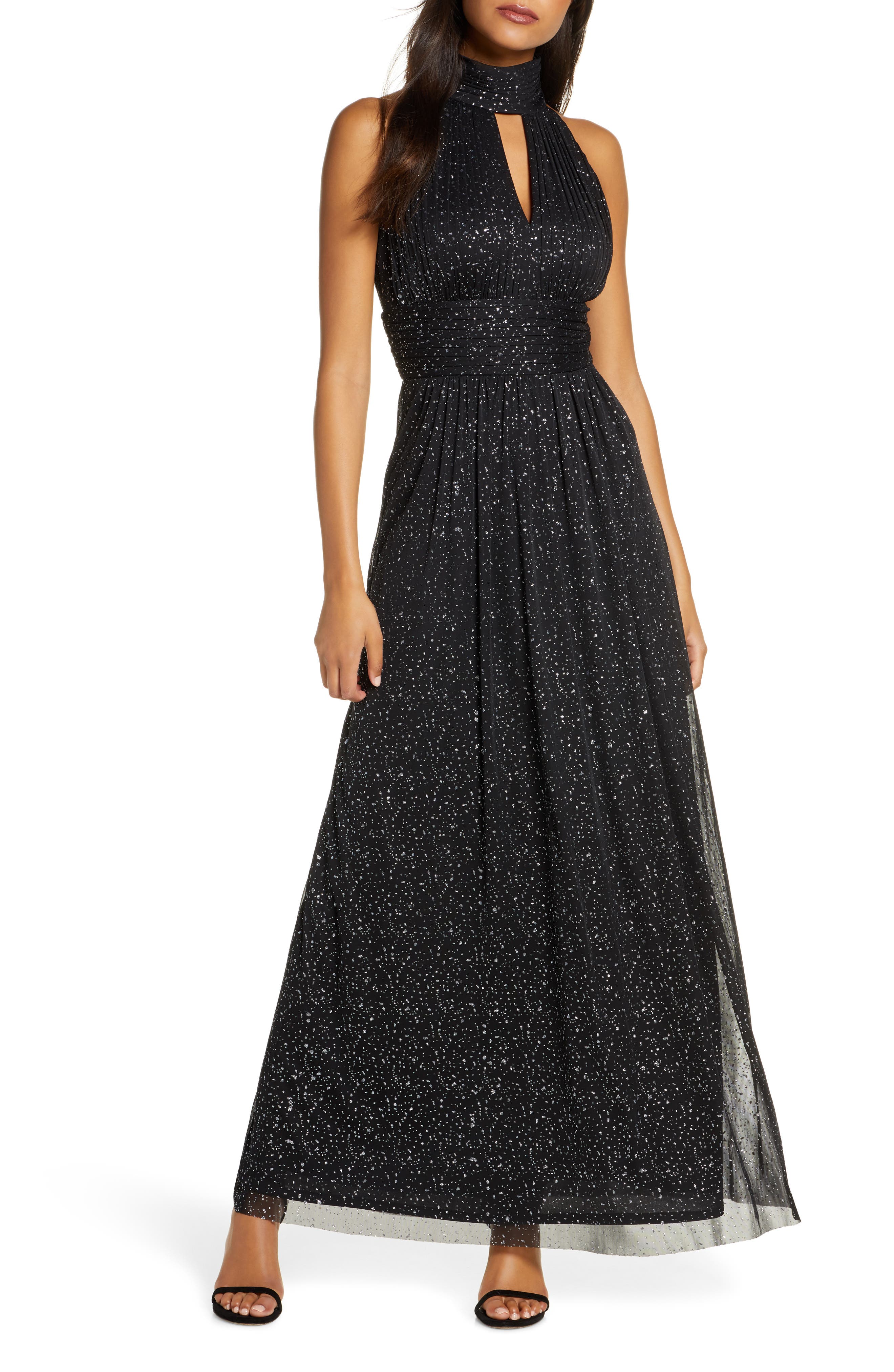 halter evening gown