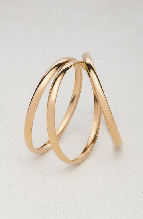 St. Moran Augustine Set Of 3 Bangles In Gold
