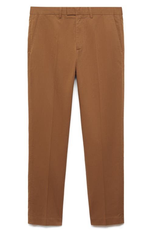 MANGO MANGO REGULAR FIT STRAIGHT LEG PANTS 