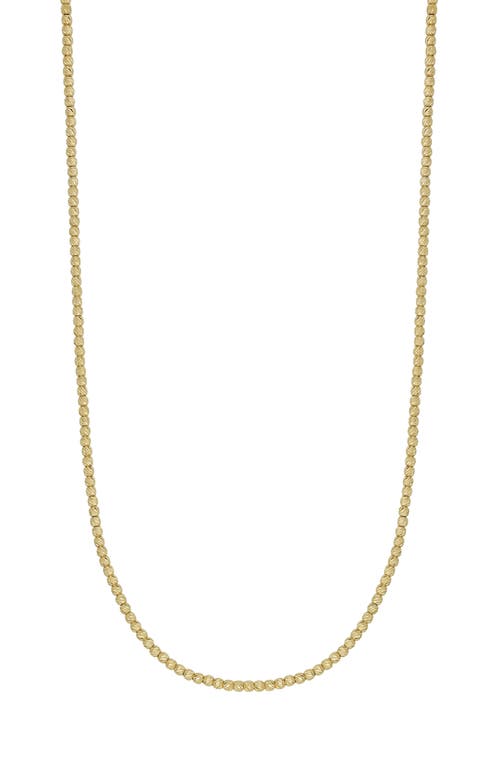 Shop Bony Levy 14k Gold Beaded Necklace In 14k Yellow Gold