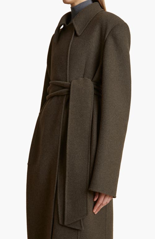 KHAITE KHAITE LEA OVERSIZE LONG WOOL COAT 