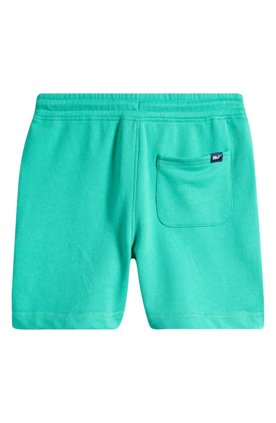 Shop Vineyard Vines Kids' Sunwashed Cotton Blend Fleece Drawstring Shorts In Gumdrop