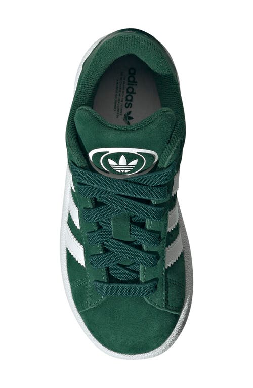 Adidas Originals Adidas Kids' Campus 00s Sneaker In Dark Green/cloud White/gum