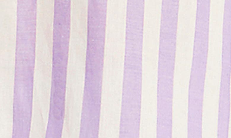 Shop Sea Level Sails Beach Stripe Cover-up Tunic In Lavender