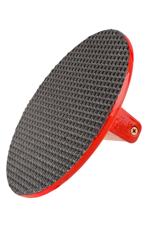 Berghoff 2-piece Cast Iron Spoon Rest & Steak Press Set In Red